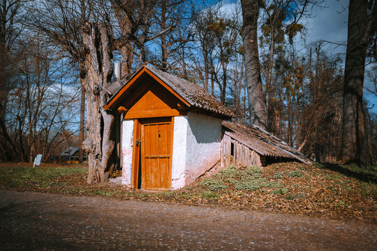 old wooden house