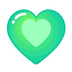 Imitating gradient lovely social green icon pack