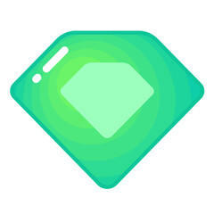 Imitating gradient lovely social green icon pack