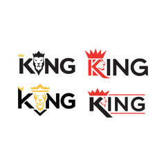 Lion King logo vector, icon
