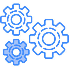 Gears, processing, settings, cog, Development Icon