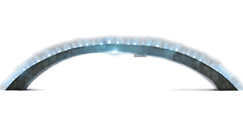 An ethereal bridge of light Transparent Background Images 