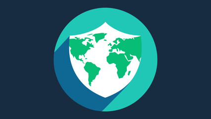 A globe enveloped in a protective shield symbolizing the need for risk management and mitigation in the volatile and unpredictable global