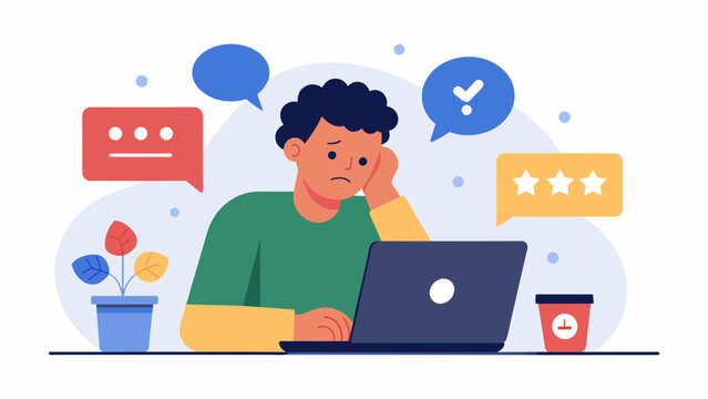 A frustrated customer logs onto social media to voice their disappointment with a recent purchase from a wellknown brand. The negative impact