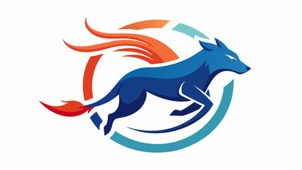 A company logo featuring a swift and agile animal symbolizes the transition towards a more agile mindset and odology within the organization. - obrazy, fototapety, plakaty