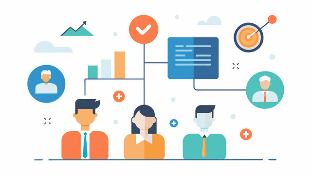 A clean and modern Employee Development Program presentation showcasing the programs structure through wellorganized diagrams and charts
