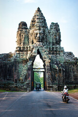 
Siem Reap - Cambodia - April 25th 2022: Ta Prohm Temple at the Ankor Wat temple complex near Siem Reap in Cambodia.
