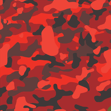 Seamless camouflage pattern urban. Vector illustration. Print on fabric and paper. Vector