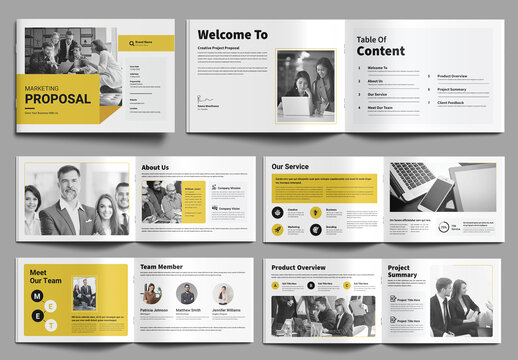 Marketing Proposal Landscape Design Template