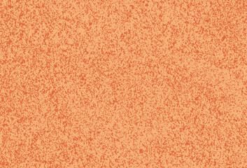 Abstract rough grainy grunge texture for vintage designs. Orange - beige noisy shabby vector pattern for overlay. Sandy surface - obrazy, fototapety, plakaty