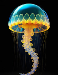 3d render Jellyfish.