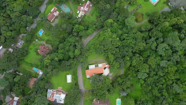 aerial view of san lorenzo in salta, argentina - mar 3th 2024
