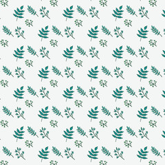 Cute Floral pattern in the small flower Seamless vector texture Background