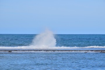 waves on the sea