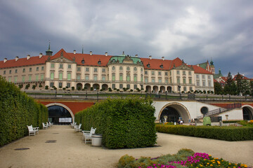  15th century royal palace  in Warsaw, Poland