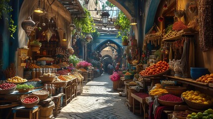 Vibrant Marketplace: The Heart of Culture and Commerce