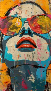 Pop art celebrates the quirks and eccentricities of Homo sapiens, turning ordinary people into extraordinary works of art, clean sharp focus