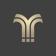 Vectror abstract logo for company design