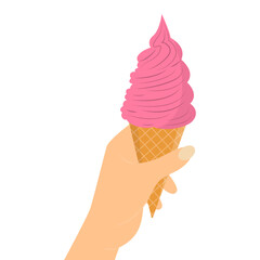 Hand with ice cream_03
