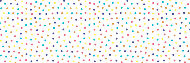 Summer Dots - Seamless Repeat Dot Pattern - Large.