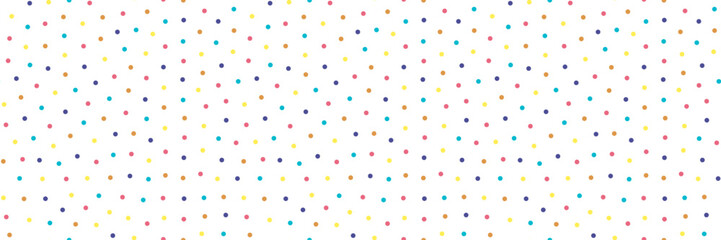 Summer Dots - Seamless Repeat Dot Pattern - Medium.