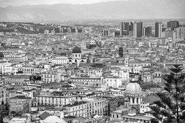 Aerial cityscape view of Naples, Italy - 767355001