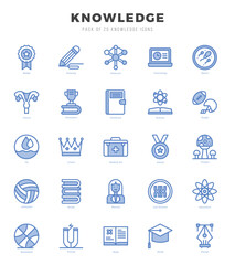 Knowledge Icon Bundle 25 Icons for Websites and Apps