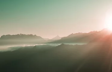 Fototapeten Andes at sunrise © Galyna Andrushko