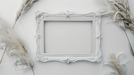 minimalist elegance: the serene beauty of an empty frame