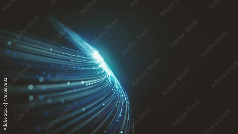 Poster abstract swirling and flowing lines background/ animation of an abstract technology background with 