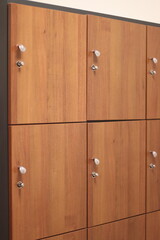 Obraz premium Lockers in the sports hall.