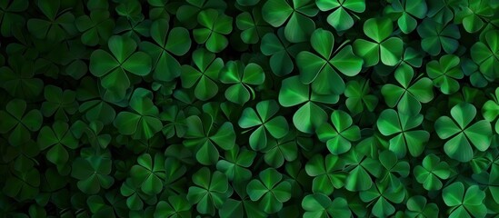 small clover leaf background
