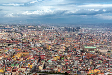 Aerial cityscape view of Naples, Italy - 767370473