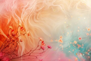 abstract background for Allergy Awareness Week 