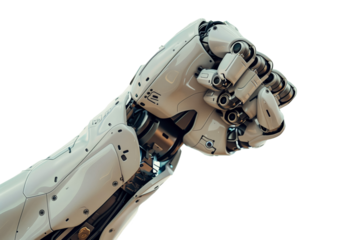 Close-up of Advanced Robotic Hand, Symbolizing Future Technology and AI Innovation