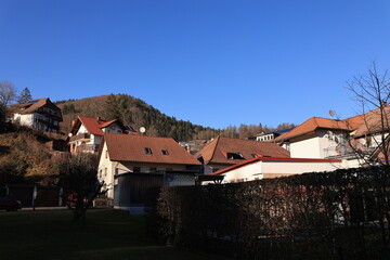 Blick in das Zentrum der Stadt Schönau im Schwarzwald	