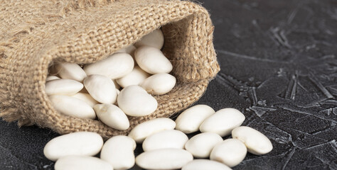 large white beans for eating in bags