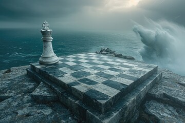 Creative chess: captivating journey through imaginative compositions, artistic arrangements, strategic brilliance, exploring boundless realm where creativity converges with the timeless game of kings.