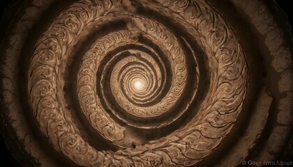 Owls In A Spiral Formation Creating An Enchanting Upscaled 2