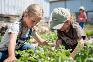 Young Gardeners at Work