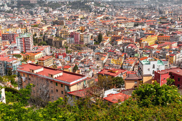 Aerial cityscape view of Naples, Italy - 767386478