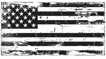 Grunge American Flag Artwork
 - obrazy, fototapety, plakaty