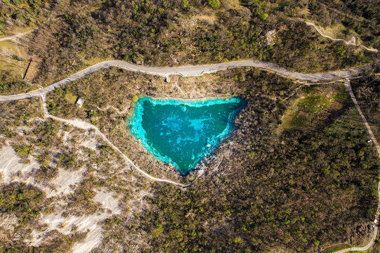 Lake Cornino in Friuli Venezia Giulia region, Udine Province, Italy