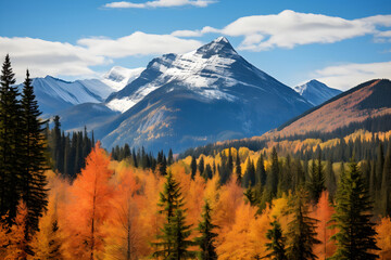 Stunning display of Fall Colors in British Columbia - A Symphony of Red, Orange, and Yellow