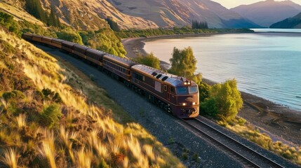a memorable journey aboard a train or scenic railway - Powered by Adobe