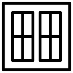 window icon, simple vector design
