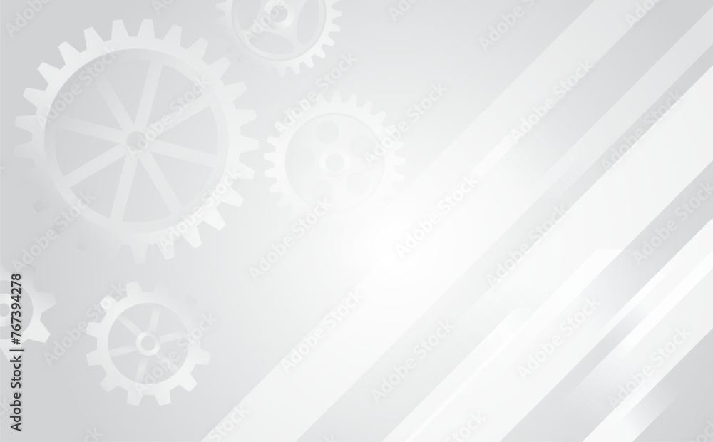 Poster abstract hi tech communication for presentation or banner. sci-fi gray background with various techn