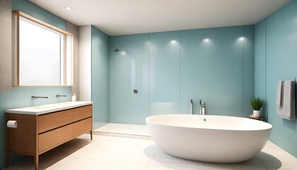 Naklejka na ściany i meble Modern Bathroom Design 2 (28)