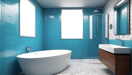Fototapeta na wymiar Modern Bathroom Design 2 (47)