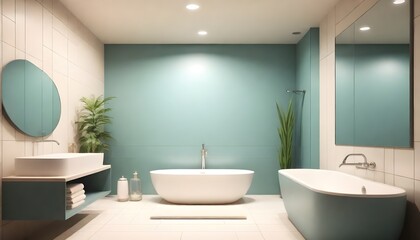 Fototapeta na wymiar Modern Bathroom Design 2 (54)